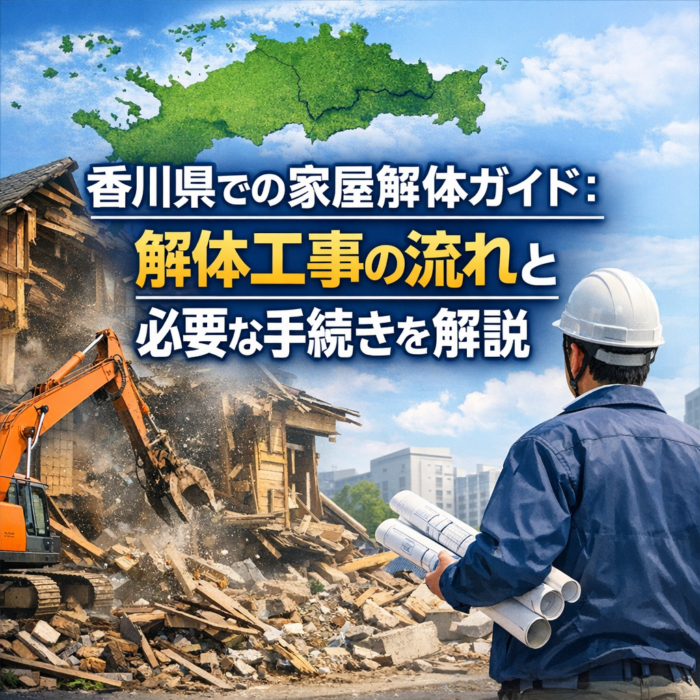 香川県での家屋解体ガイド：解体工事の流れと必要な手続きを解説